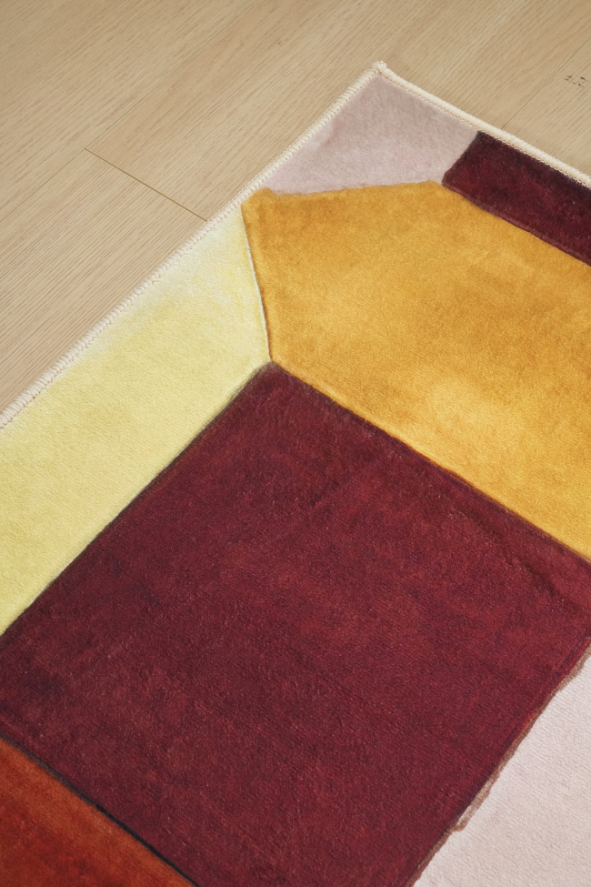 Alfombra 'Oralia' 160x230 cm - Rojo/Multicolor