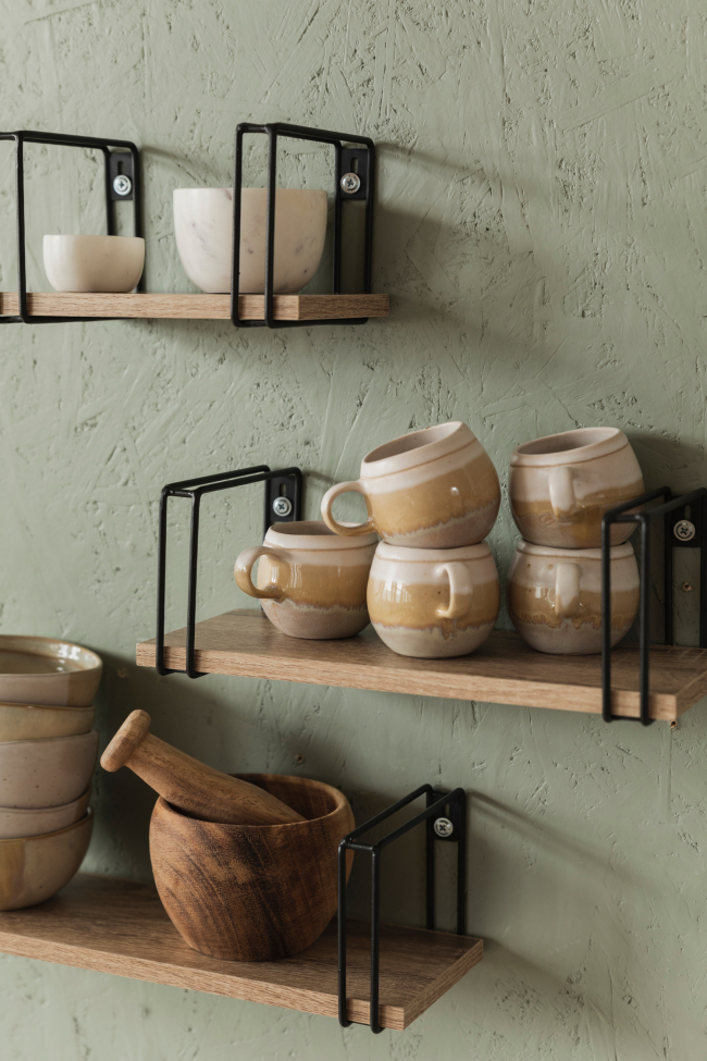 Estantes de pared 'Square' 3 pack - Roble