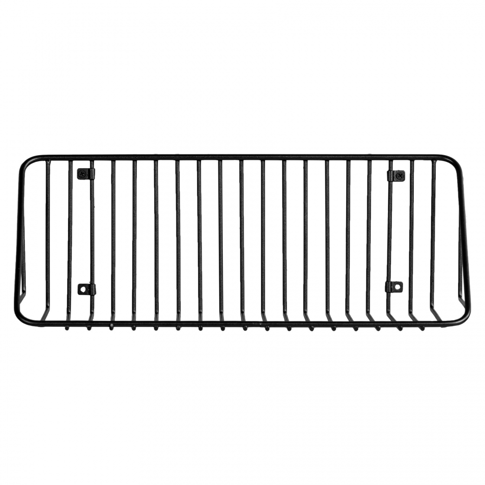 Estante de pared 'Strings' - Negro/Metal