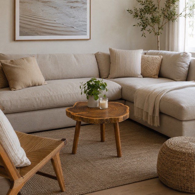 Mesa de centro 'Earth' - Madera