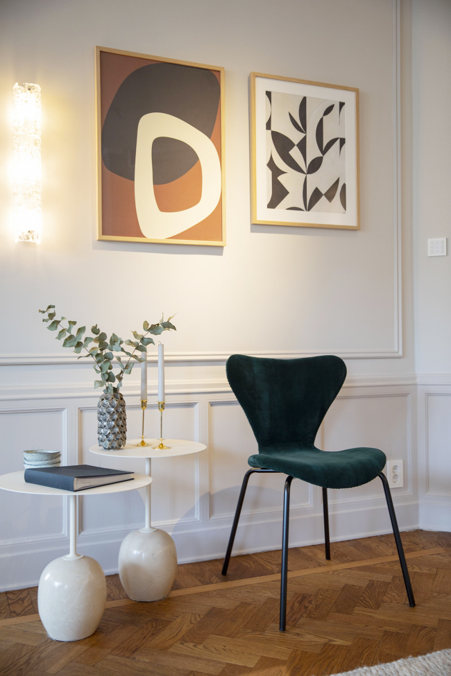 Silla 'Medianoche' - Terciopelo