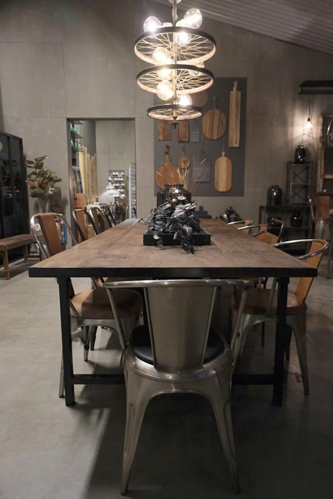 Mesa de comedor Vintage - Madera reciclada