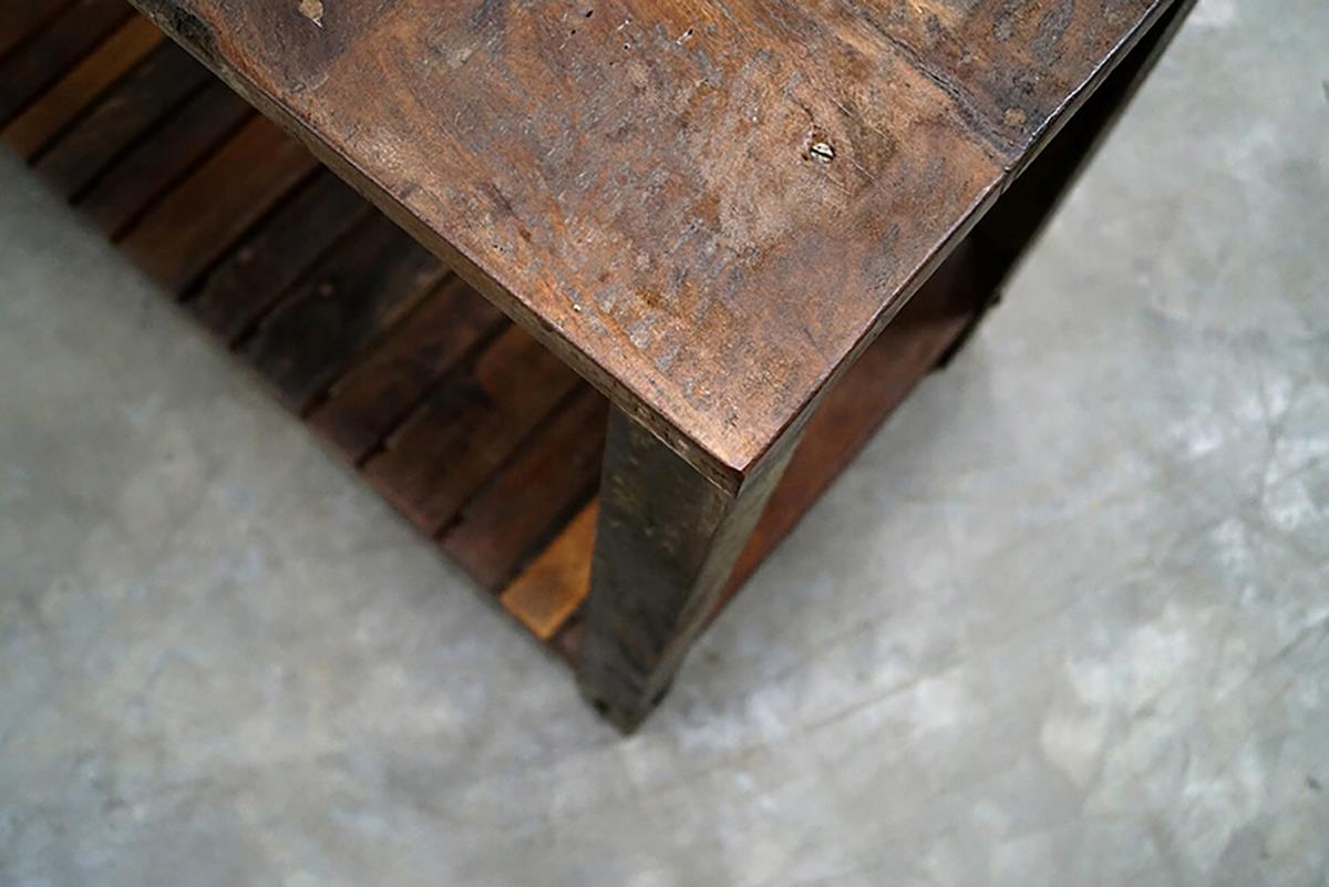 Mesa de madera rústica 'Rama' - Madera