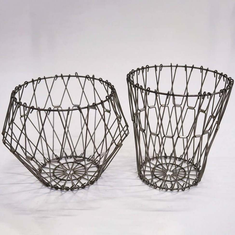 Cesta de alambre multifuncional 'Script' - Hierro