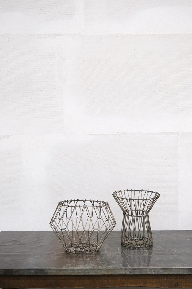 Cesta de alambre multifuncional 'Script' - Hierro