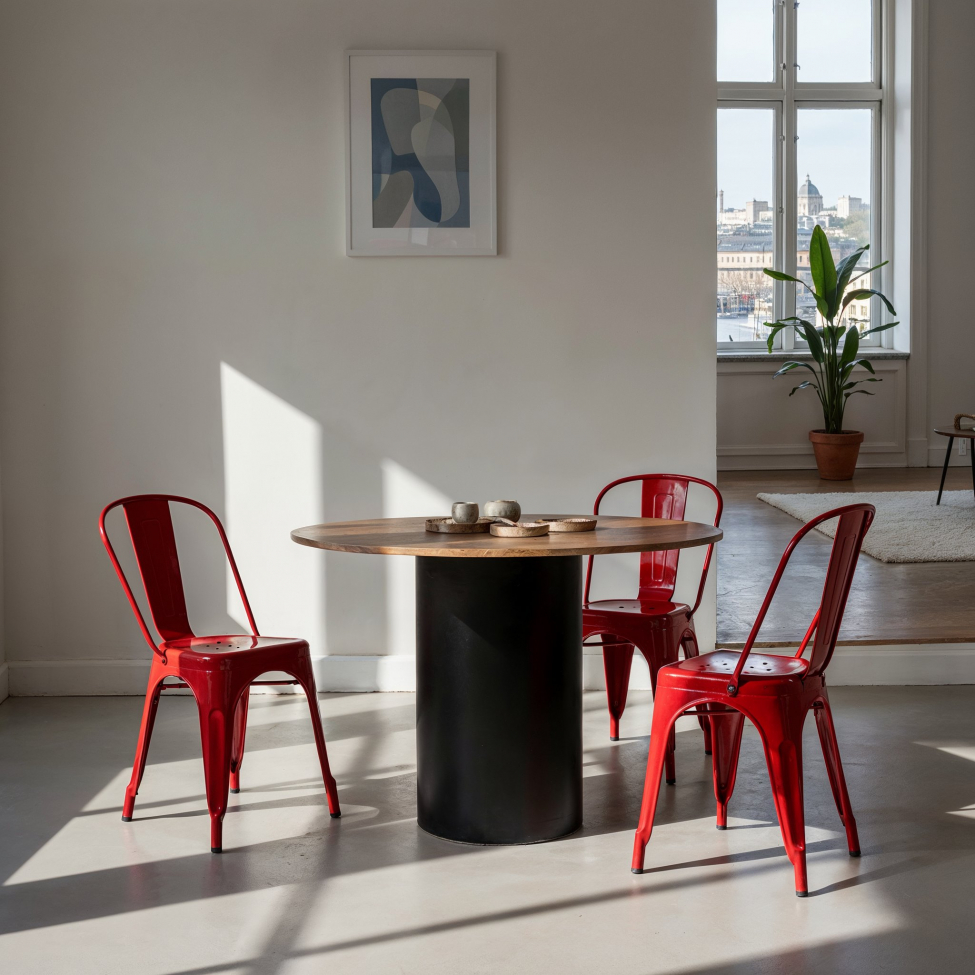 Silla 'Montmartre' - Rojo lacado