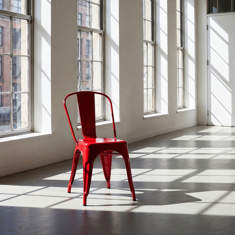 Silla 'Montmartre' - Rojo lacado