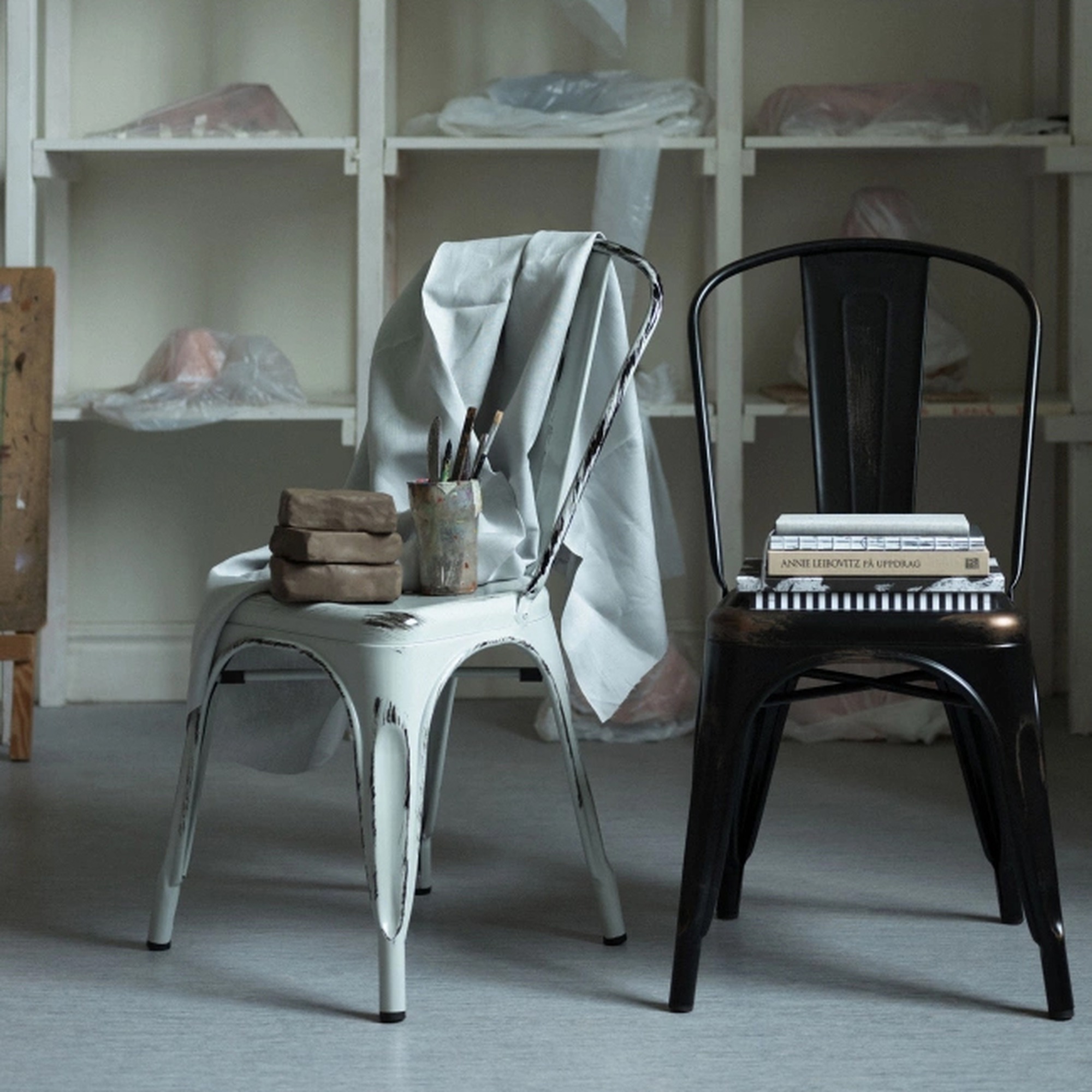 Silla 'Montmartre' - Vintage negro