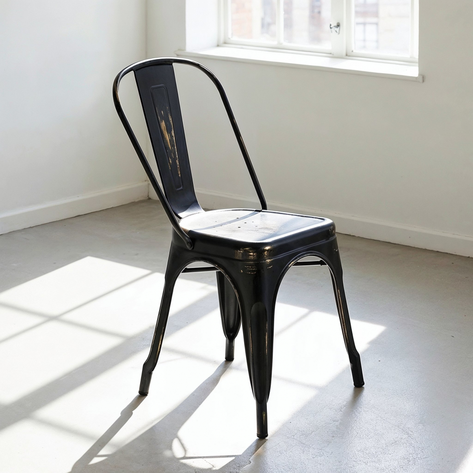 Silla 'Montmartre' - Vintage negro