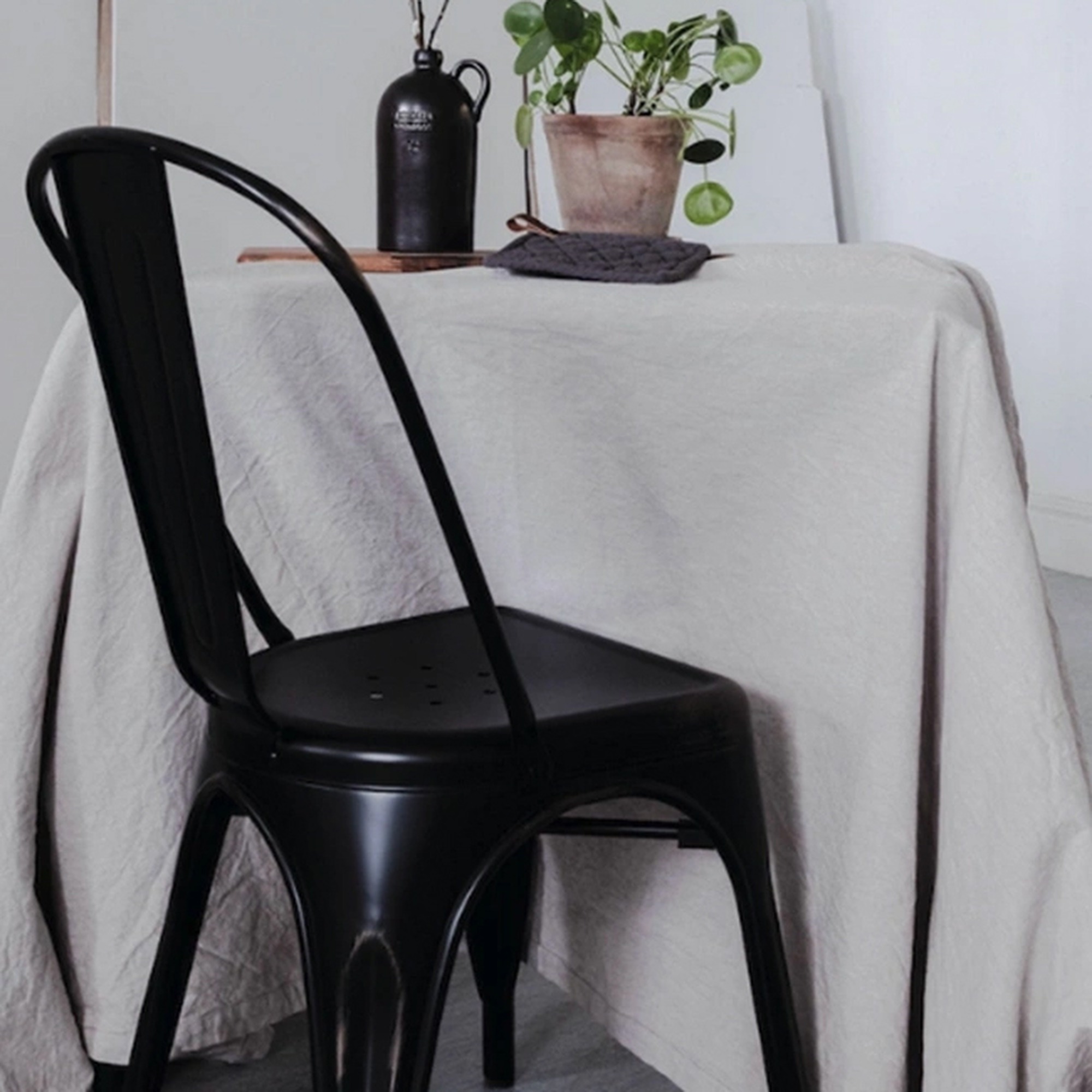 Silla 'Montmartre' - Vintage negro