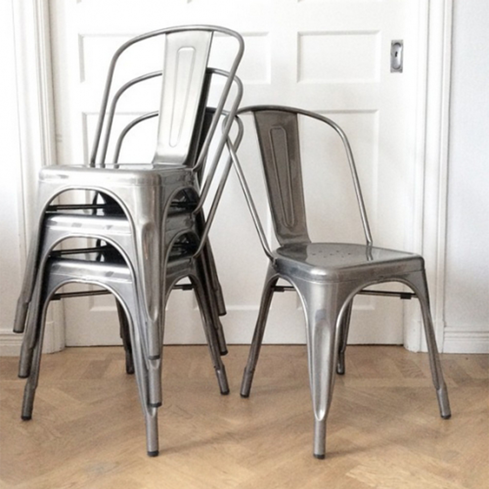 Silla 'Montmartre' - Acero rústico