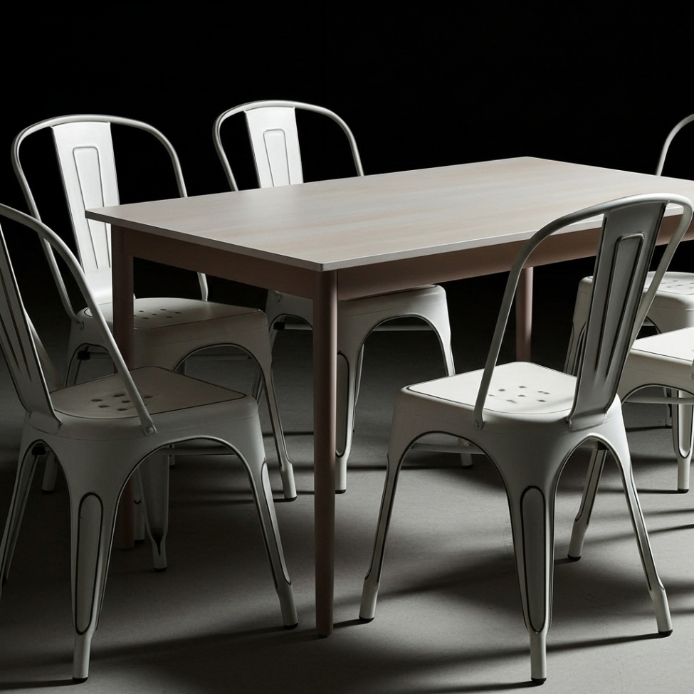 Silla 'Montmartre' - Vintage blanco