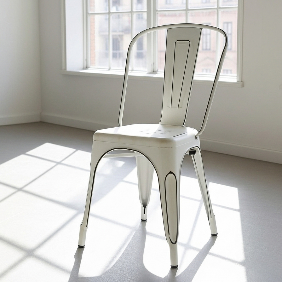 Silla 'Montmartre' - Vintage blanco