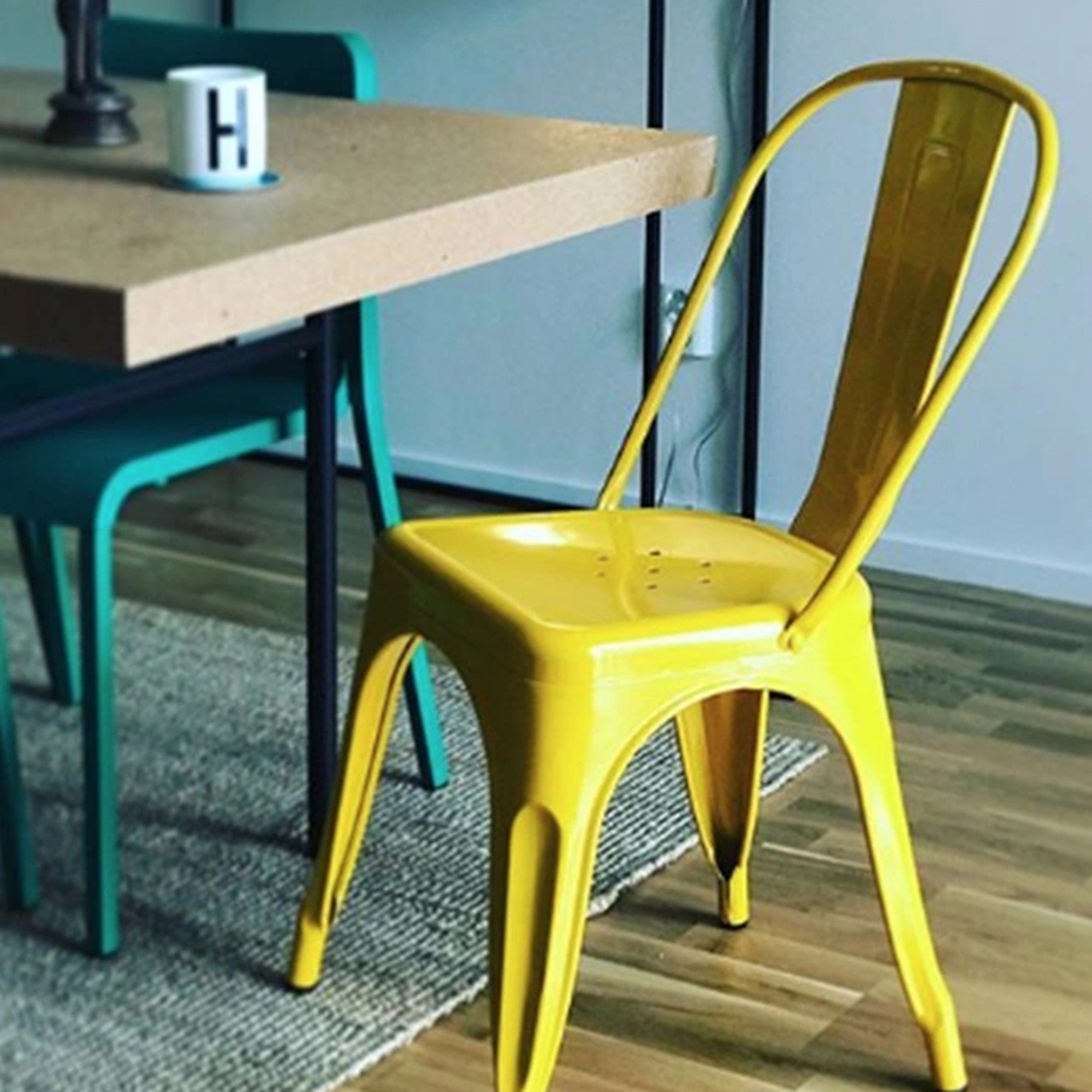 Silla 'Montmartre' - Amarillo lacado