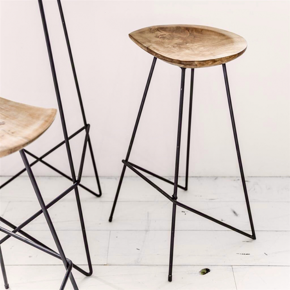 Taburete 'Teak' 77cm - Naur