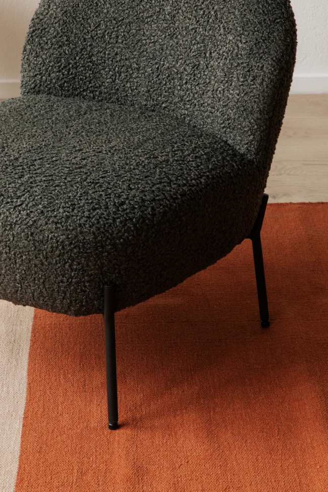 Sillón 'Gori' - Gris oscuro/Teddy