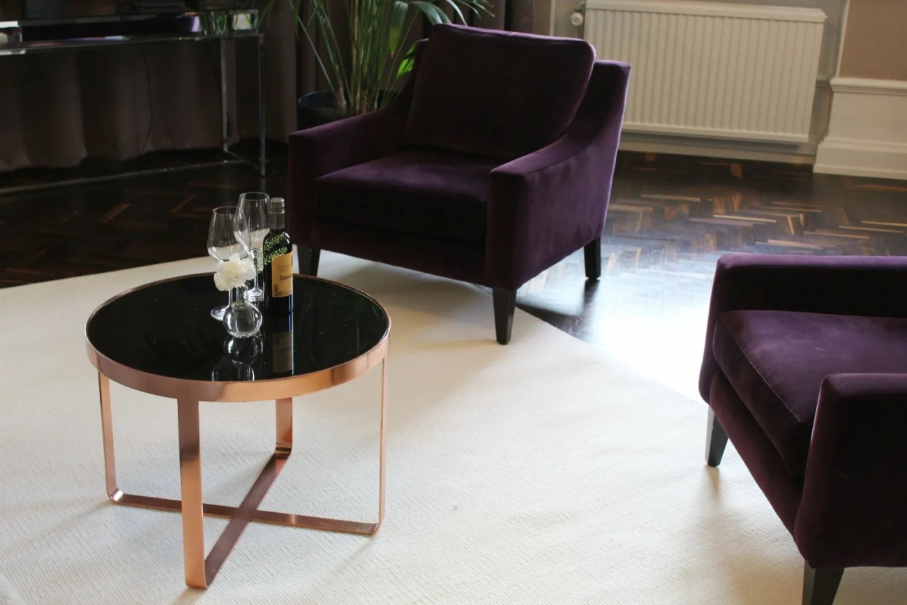 Alfombra de lana 'Hamilton' 70x200cm - Blanco