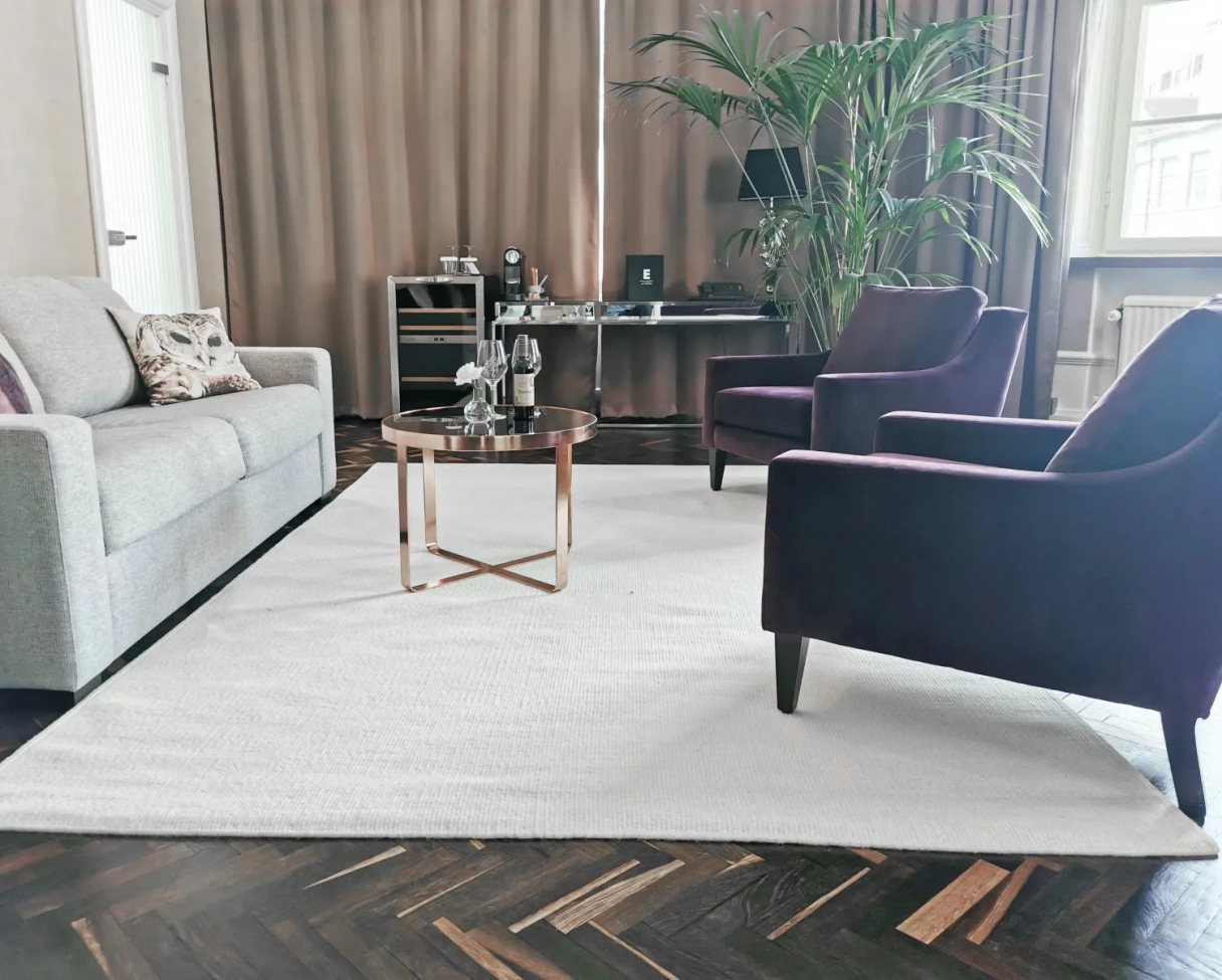 Alfombra de lana 'Hamilton' 200x290cm - Blanco