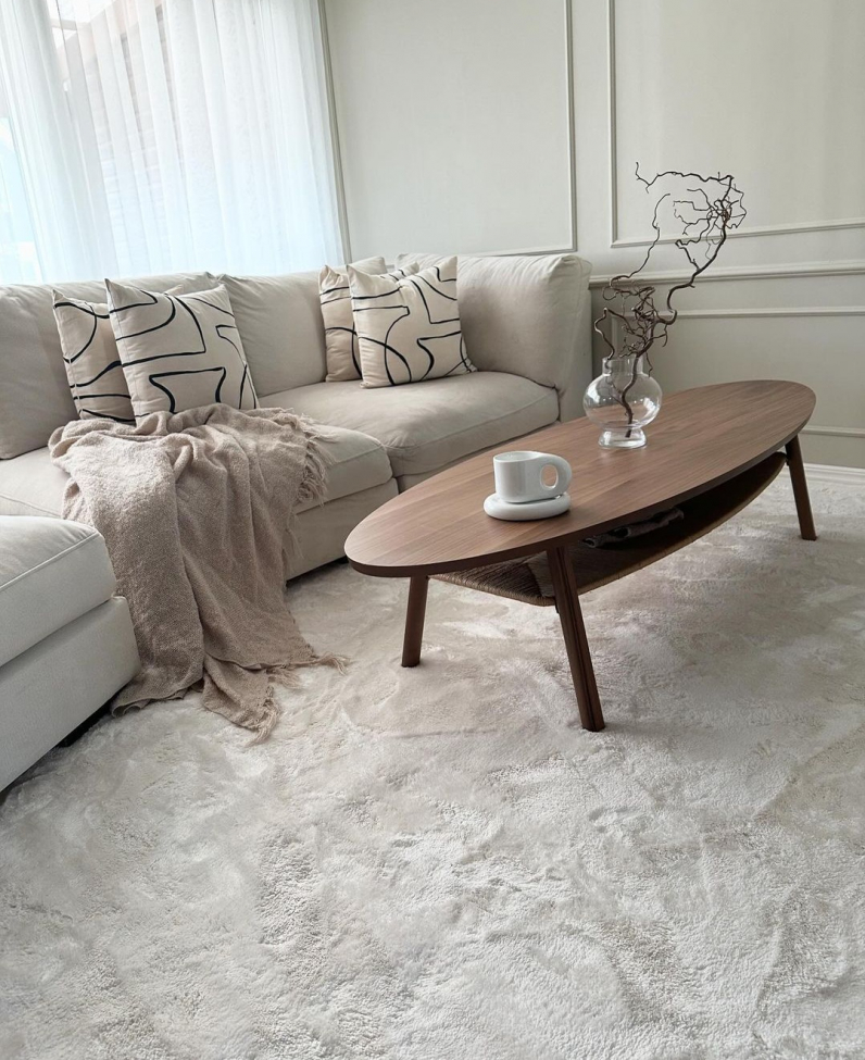 Alfombra 'Aranga Super Soft' 240x340cm - Blanco