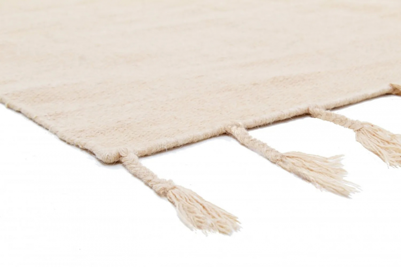 Alfombra de lana 'Malana' 70x200cm - Beige