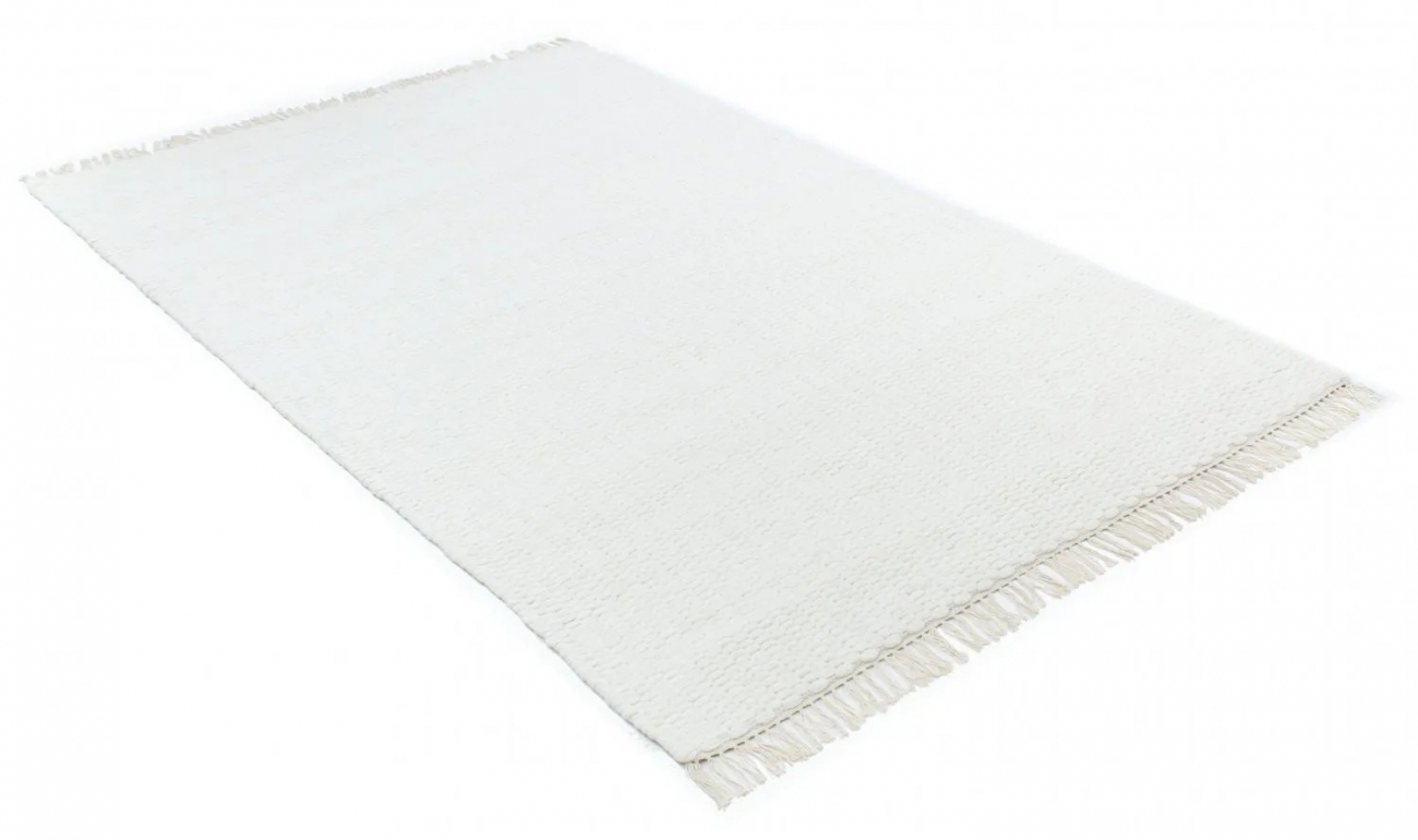 Alfombra de lana 'Cartmel' 133x190cm - Blanco roto