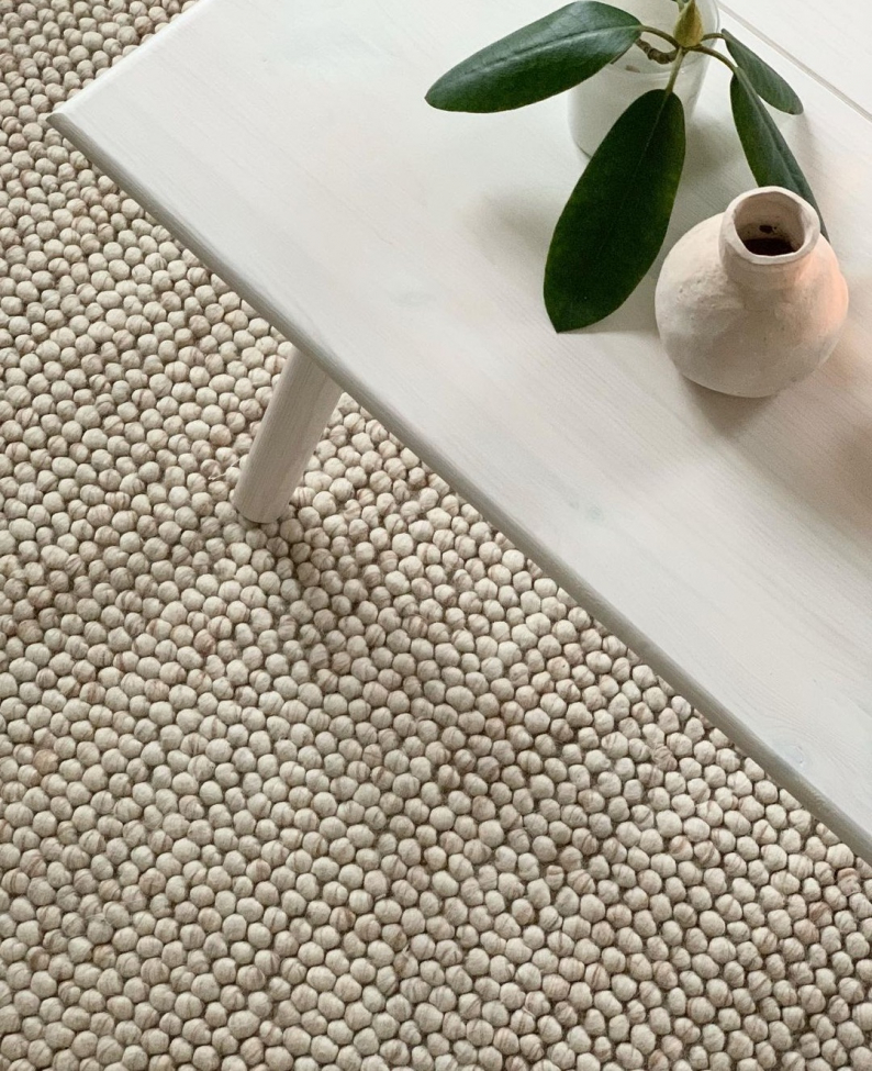 Alfombra redonda 'Avafors' 200cm - Beige