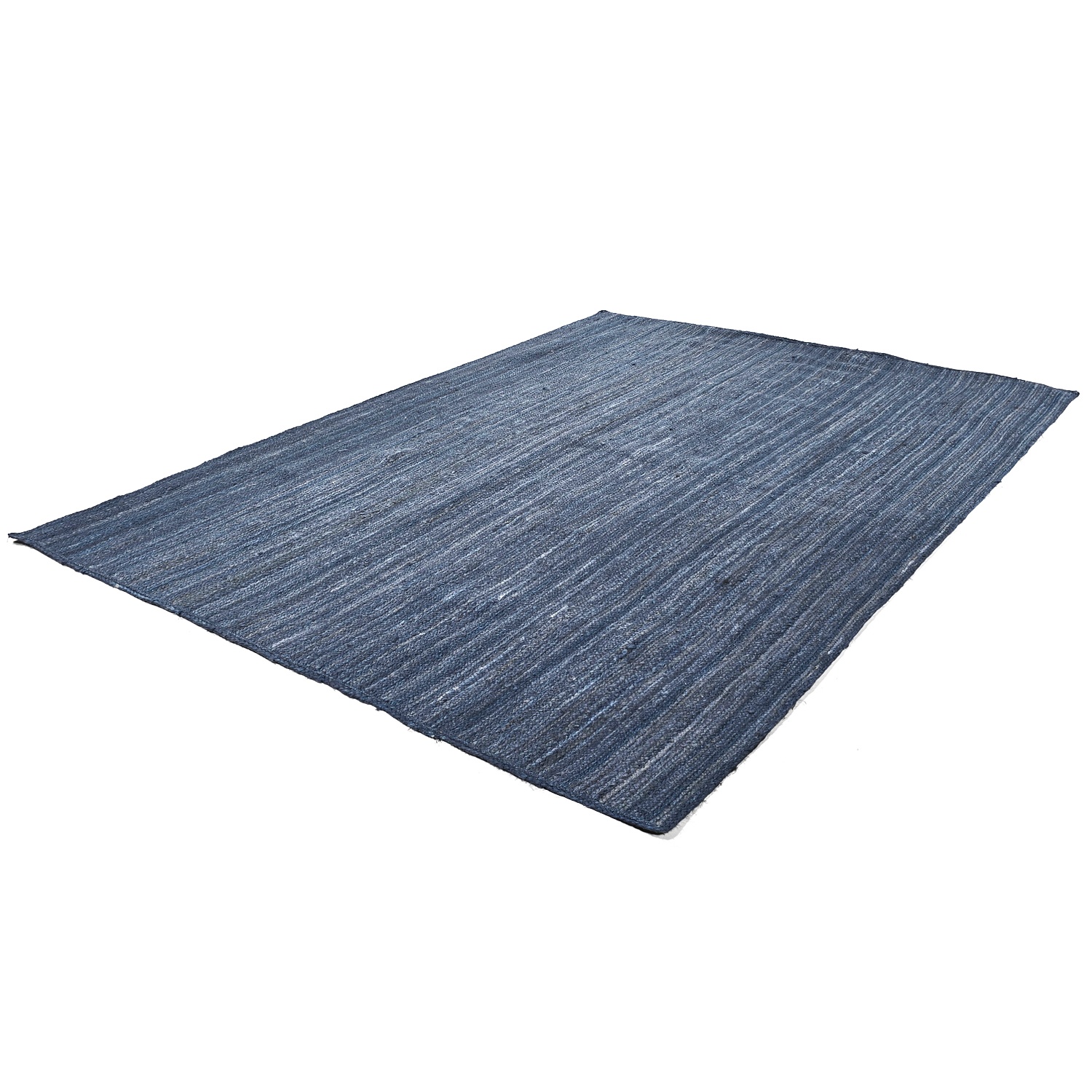 Alfombra de yute 'Amasia' - Azul