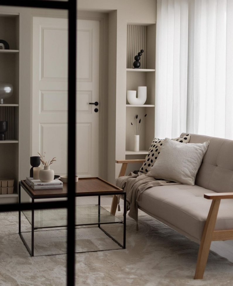 Alfombra de pelo 'Aranga Super Soft' 140x200cm - Beige