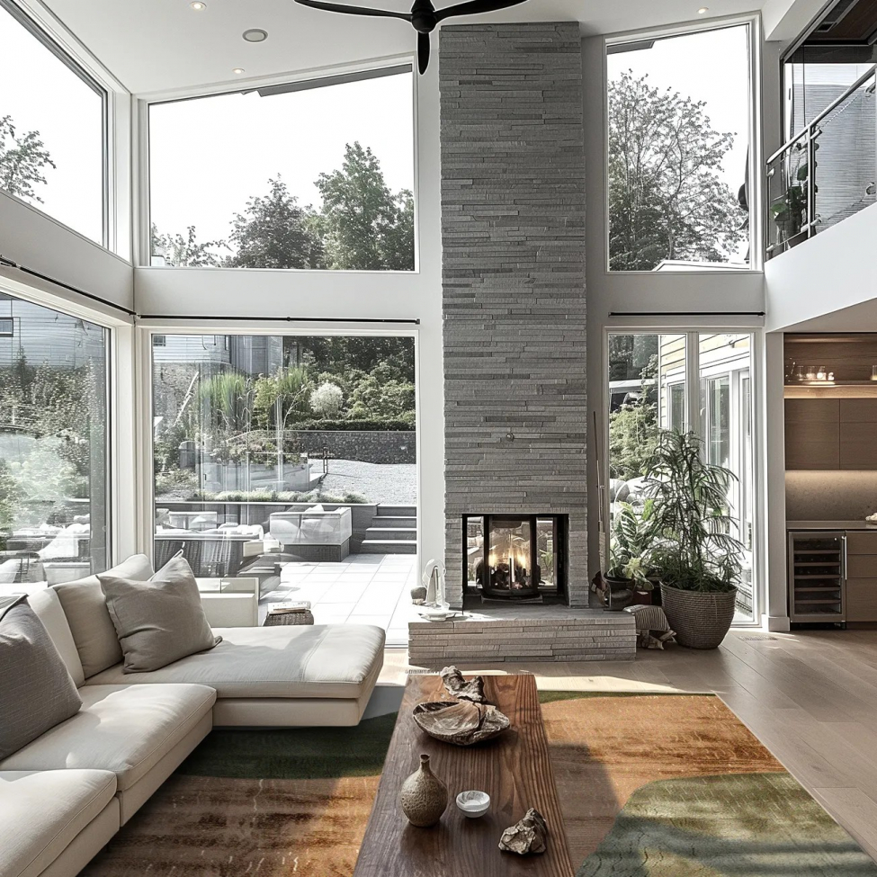 Alfombra Wilton 'Barcelona' 160x230cm - Marrón/Verde claro