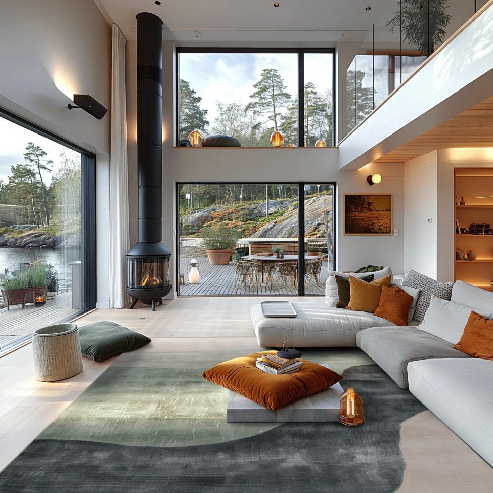 Alfombra Wilton 'Barcelona' 160x230cm - Verde