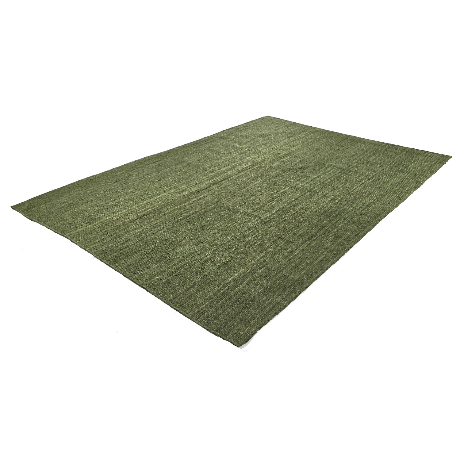 Alfombra de yute 'Amasia' - Verde oscuro
