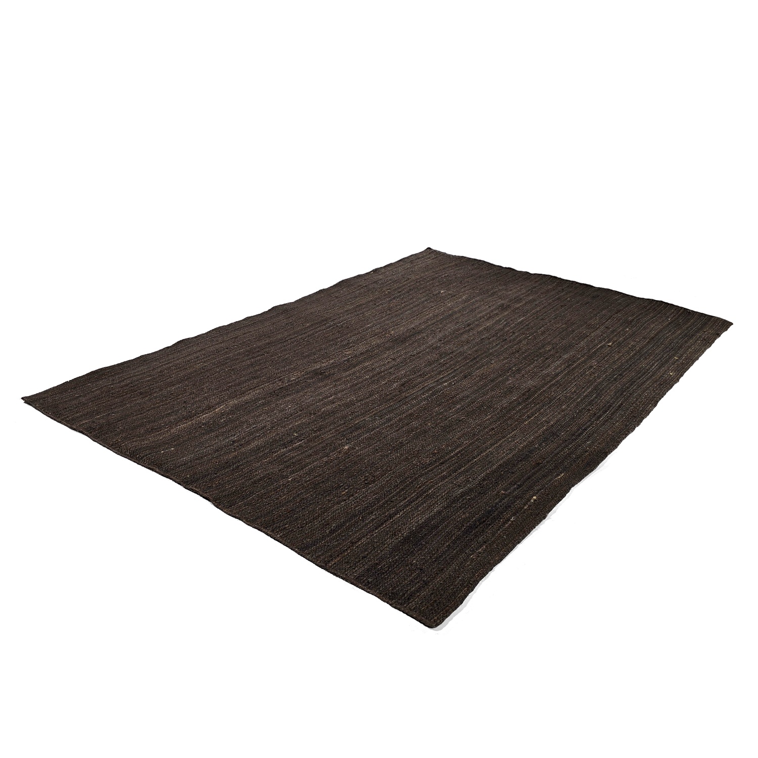 Alfombra de yute 'Amasia' - Marrón oscuro
