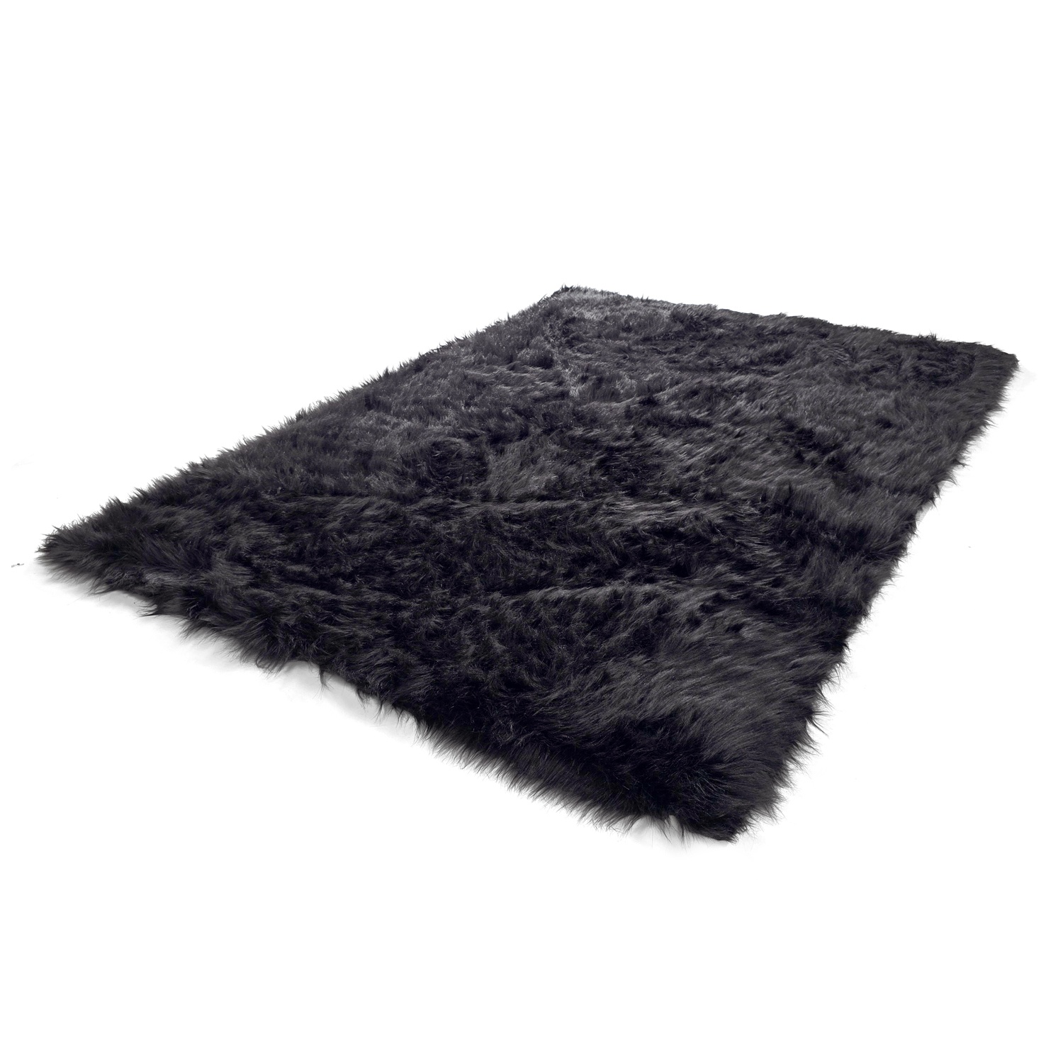 Alfombra Tipo Rya 'Sohar' - Negra