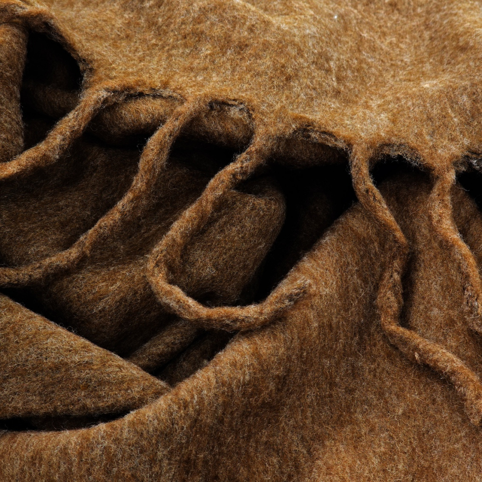 Plaid 'Samantha' 130x170cm - Marrón