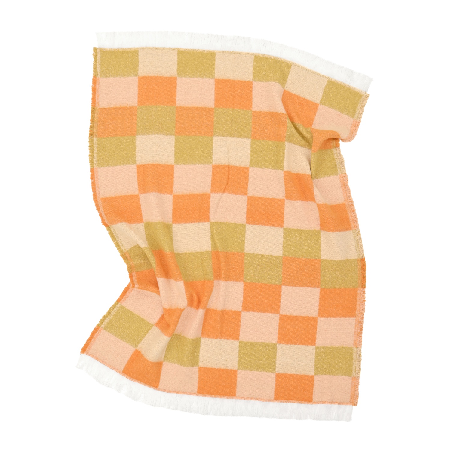 Cuadros 'Audrey Check' 130 x 170 cm - Beige/amarillo/naranja