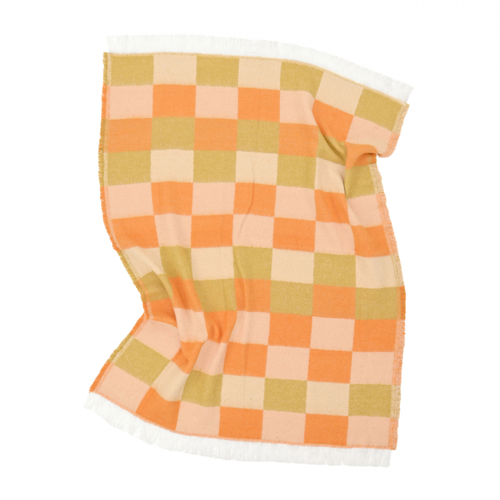 Cuadros 'Audrey Check' 130 x 170 cm - Beige/amarillo/naranja