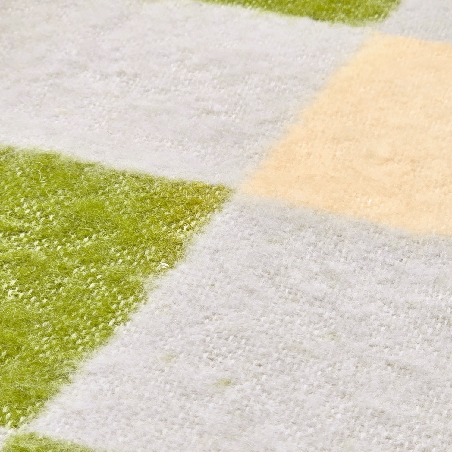 Cuadros 'Audrey Check' 130 x 170 cm - Beige/verde/morado