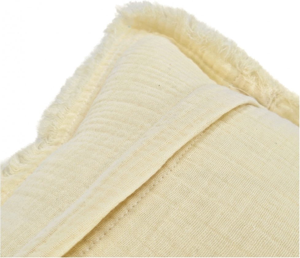 Funda de cojín 'Dorena' 45x45cm - Blanco