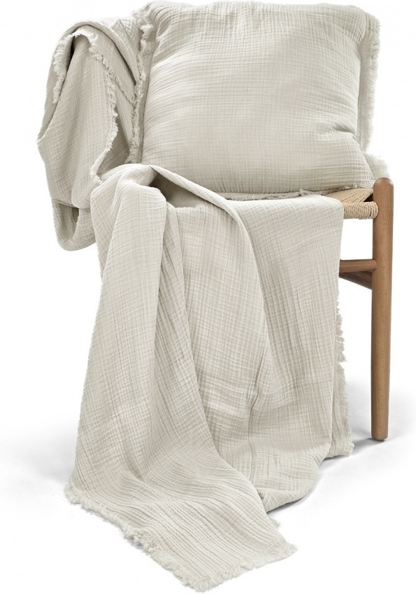 Funda de cojín 'Dorena' 45x45cm - Gris