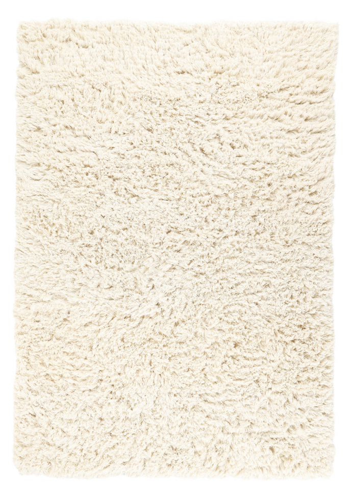 Alfombra Tipo Rya 'Fassale Handwoven Wool' - Blanca