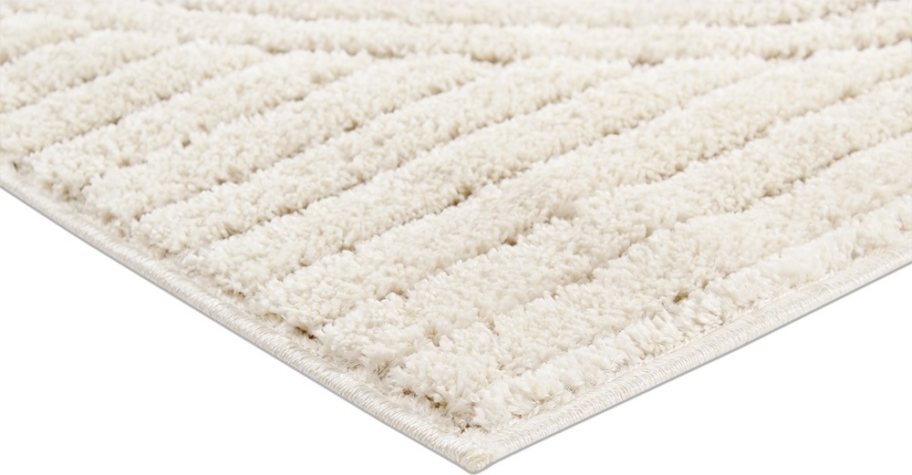 Alfombra Tipo Rya 'Wendy' - Blanca