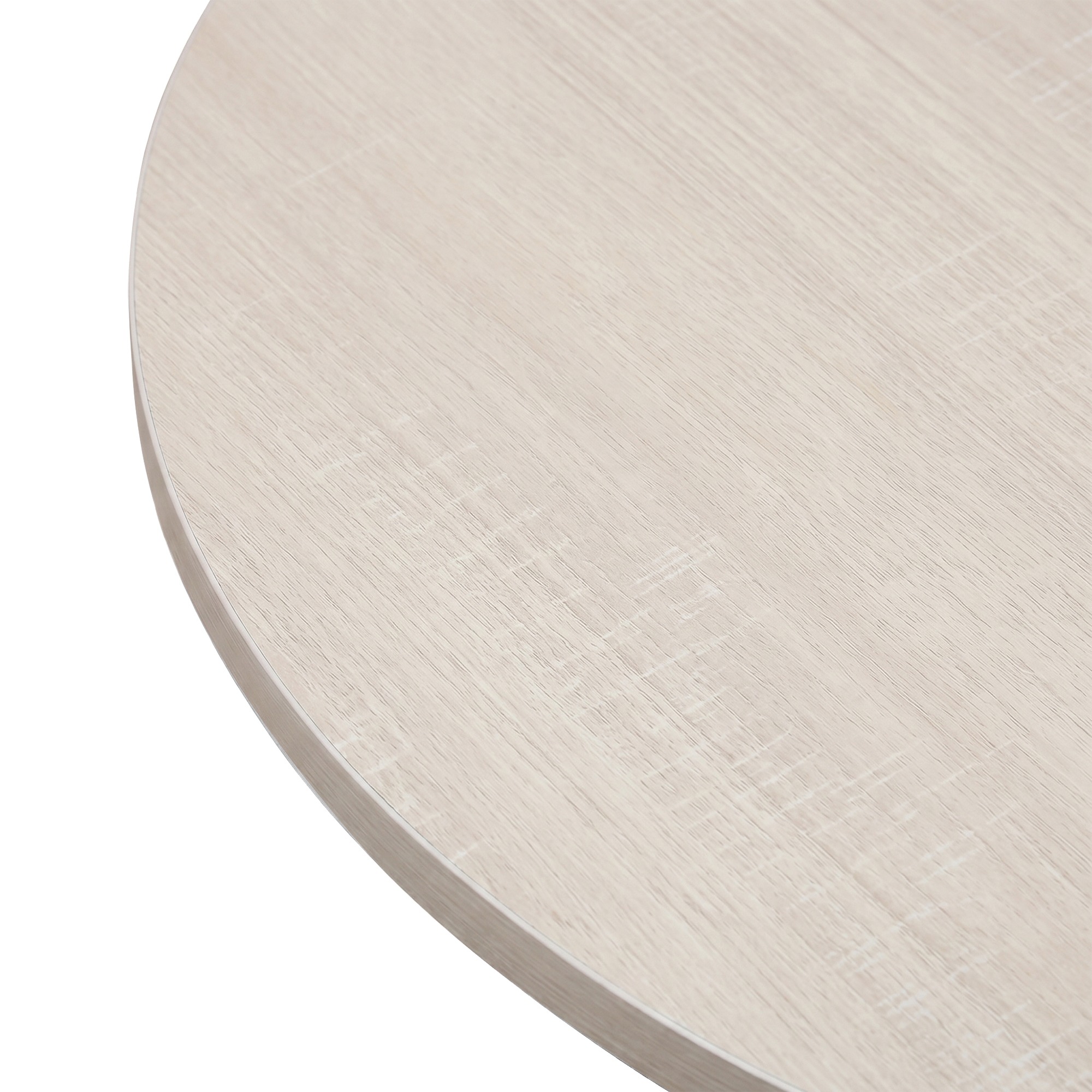 Mesa de caf&eacute; 'Cr&eacute;me' Redonda 55 cm - Pigmentada blanca