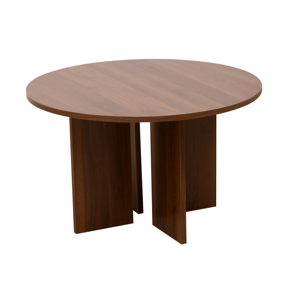 Mesa de café 'Créme' Redonda 75cm - Nogal