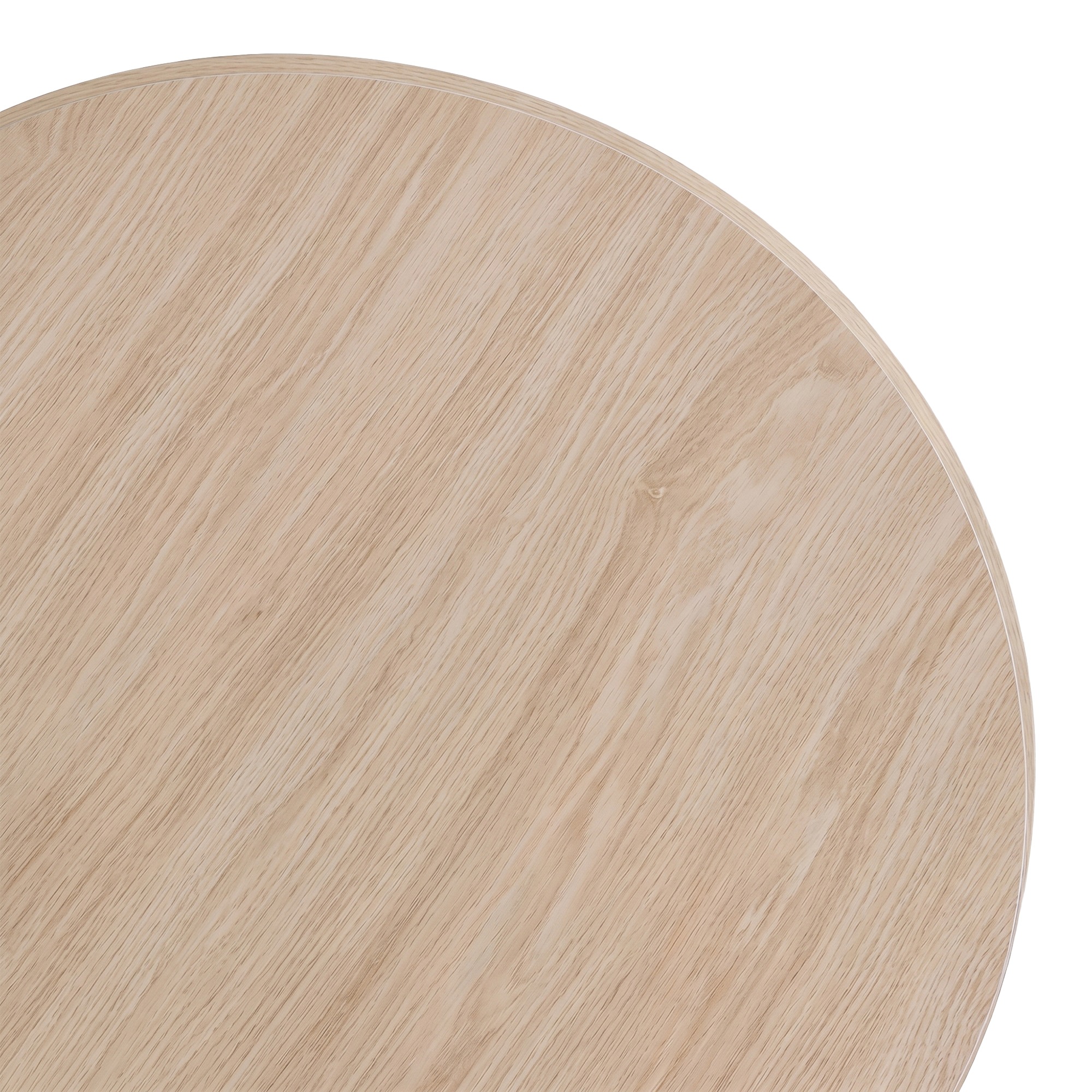 Mesa de café 'Créme' Redonda 75cm - Pigmentada blanca