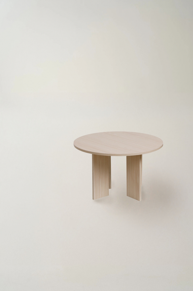 Mesa de café 'Créme' Redonda 75cm - Natural