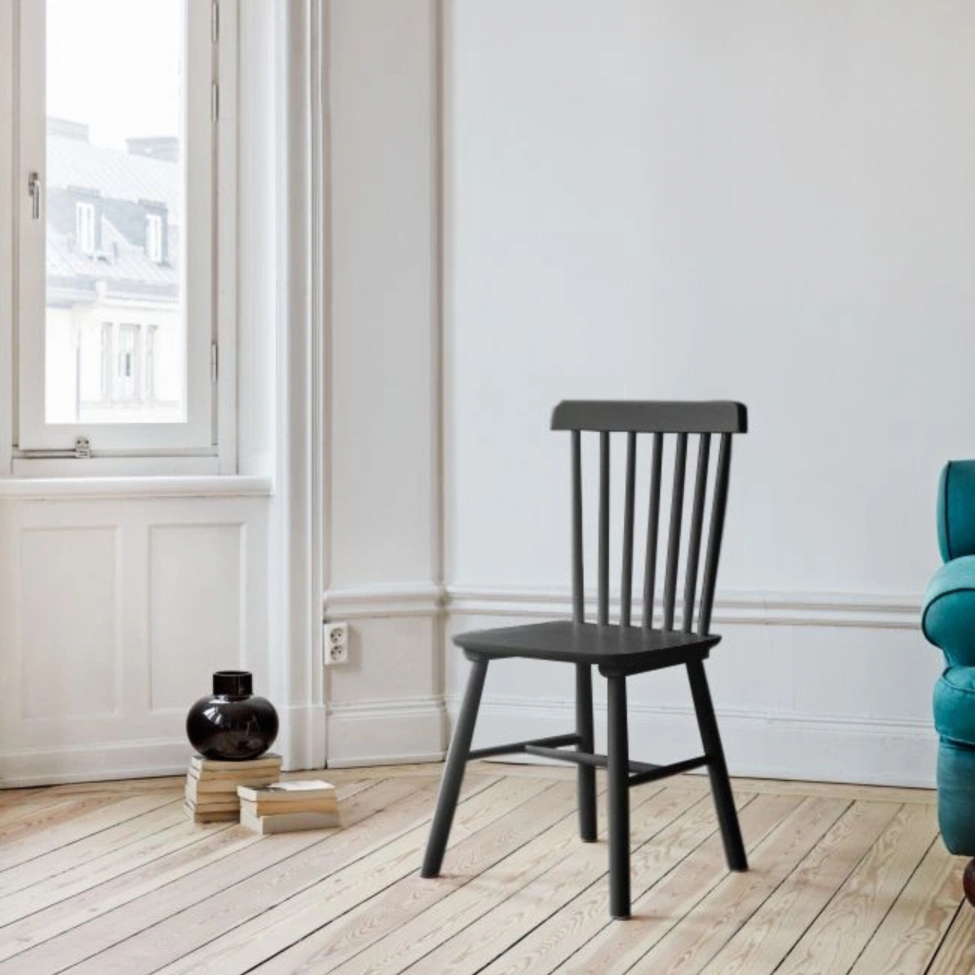 Silla de barra 'Elsa' - Negra