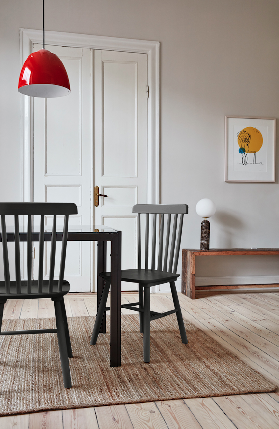 Silla de barra 'Elsa' - Negra