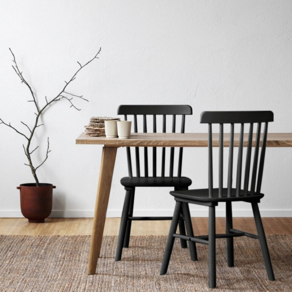 Silla de barra 'Elsa' - Negra