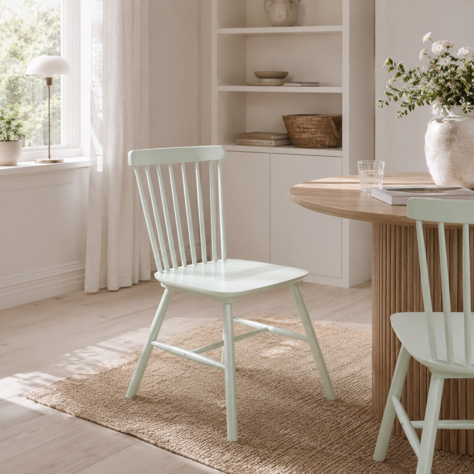 Silla de barra 'Elsa' - Verde menta