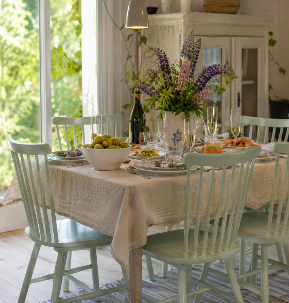 Silla de barra 'Elsa' - Verde menta